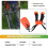 Double Shoulder Strap Grass Trimmer Brush Cutter Harness Belt Garden Power Pruner Yellow 7