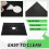 6x Reusable Non-Stick Black Gas Range Stove Top Burner Covers Protector Liner 5