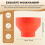 Popcorn Microwave Silicone Foldable Red Kitchen Easy Tools Diy Popcorn Bucket Bowl Maker with Lid 7