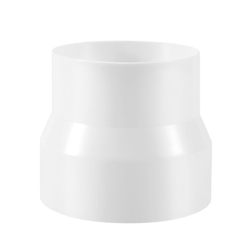 VentilationsröRsreduceringsadapter RöR Luftkanaladapter RöRkoppling för Inline-Ventilationssystem (110-100 Mm)