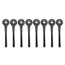 Lot de 8 PièCes de Rechange pour Brosses LatéRales AdaptéEs à L'Aspirateur Robot à Base Automatique IQ RV1001AE