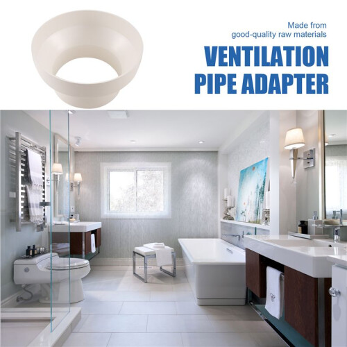 VentilationsröRsreduceringsadapter RöR Luftkanaladapter RöRkoppling för Inline-Ventilationssystem (200-150 Mm) 2