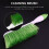 Bed Sheets Debris Cleaning Brush Soft Bristle Clothes Desk Sofa Duster Small Particles Hair Remover (Green) 6