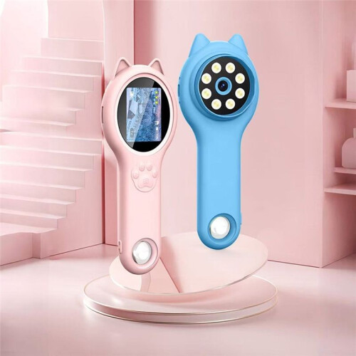 500X Digital Handheld Microscope Magnifier 2.0 Inch IPS Screen Microscope Camera 8 LED 1MP Electronic Magnifier 64G A 1
