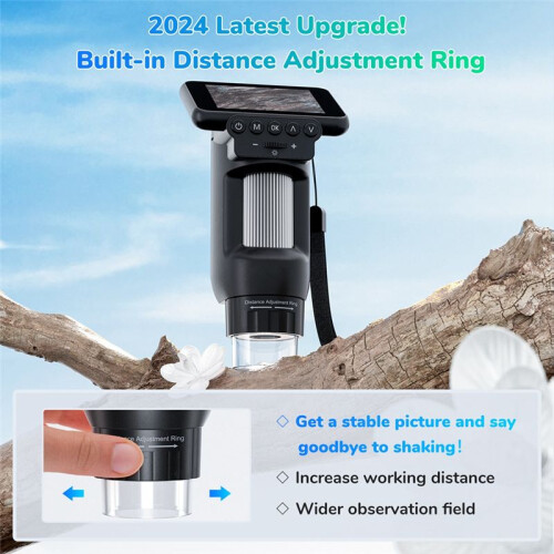 Digital Handheld Portable Electron Microscope Intelligent Electronic Photography and Video Recording A 2