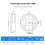 1.5-17MM Manual Aperture Adjustable Mechanical Iris Diaphragm Iris Diaphragm for Digital Camera Microscope Iris SK17 6