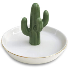 Cactus Ringhouder Toren Oorbel Sieraden Schaal Schaal Keramiek Sieraden Organizer Tropische Ketting Armband Verjaardagscadeau