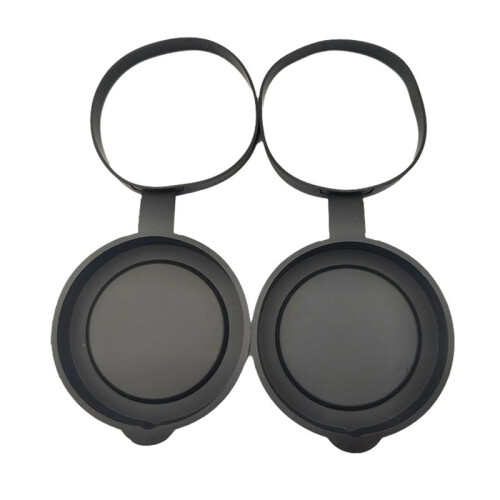 2 Pieces Binoculars Protective Rubber Objective Lens Cap Binocular Best Protect 61-63MM