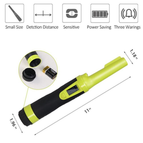 Pinpointing Metal Detector HS-10 High Sensitive Handheld Metal Detector Pinpointer Three Modes Waterproof Orange 2