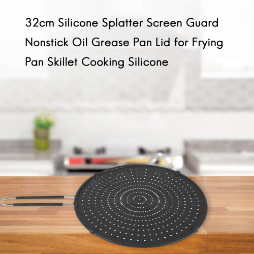 32cm Silicone Splatter Screen Guard Nonstick Oil G 2