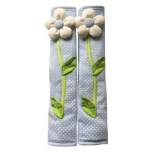 2 STUKS Pastorale Bloem Polka Dot Deur/Koelkast Handvat Cover Koelkast Deurgreep Handschoenen Home Decor Keuken Accessoires Blauw