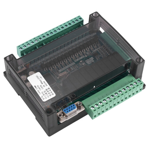 Placa de Control Industrial PLC FX3U-24MR con Placa de Controlador LóGico Programable Shell 2