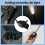 Automatic Reverse Umbrella Inverted Reflective Folding LED Light Safe Night Windproof Frame for Men Women Umbrellas 3