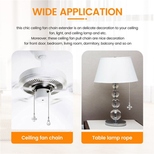Plafondventilator Pull Chain Fan Extension Chain Fan Chain Pulls Decoratieve 12 Inch Plafondventilator Chain Extender Ornament D 2