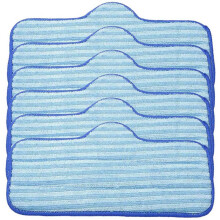5 Pezzi di Tamponi per Scopa un Vapore nel Microfibra Adatti per Pulitore un Vapore Dupray Neat