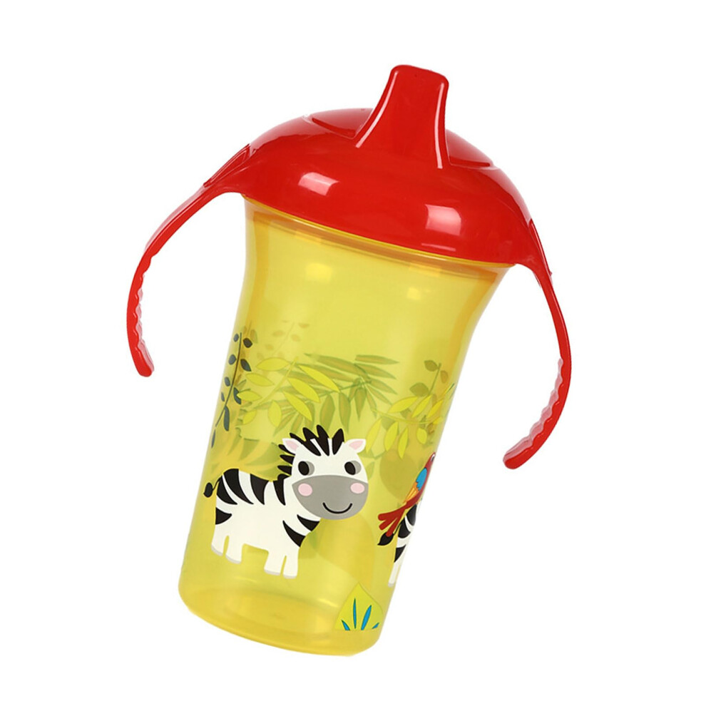 Infant Learning Drink Cup 300Ml Capacity Leakproof Easy Grip Handle Transition Cup Ages 6M Yellow