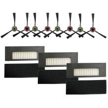 Kit di Sostituzione del Filtro per Aspirapolvere per Deebot DE55 DE53 DE6G Spazzola Laterale per Aspirapolvere Spazzola per Filtro Hepa