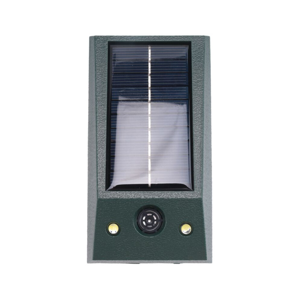 Ultrasonic Animal Outdoor Pest Bird Repellent With Motion Strobe And Intruder Alarm 6031109541754
