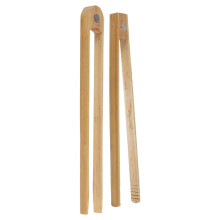 Pinze per Tostapane Magnetiche nel Bambù da 2 Pezzi Pinze per Toast da Cucina nel Legno da 8,7 Pollici per Cucinare, Utensili da Cucina nel Bambù