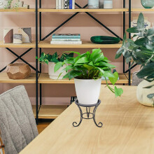 Bloemen Kruk Metalen Bloem Stand, Europese Stijl Kruk Balkon Vloer Tuin Bloempot Planter Houder Decor Plant Plank 2