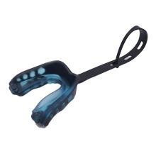 Blue Sports Mouthguard for Boxing and MMA with Shock Resistant Design and Detachable Lanyard