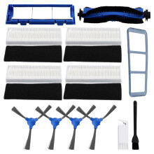 Para  Robovac 11S 15T 30 30C 15C 12 25C 35C MáQuina Barredora Cepillo Principal Cepillo de Borde Filtro HEPA Reemplazo de Pantalla
