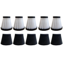5-Pack Utbytesfilter Kompatibelt för Scorpion Handdammsugare Style F117, JäMföR med Delar AD40117