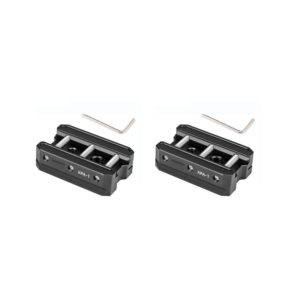 2X Picatinny Arca Swiss Plate Picatinny Convert to ARCA Quick Release Plate Rail Hunting Tripod Dovetail Mount Adapter