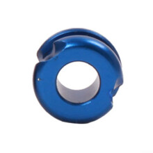 Heavy Duty Aluminium Peep Sight For Compound Bows 3/16 Or 1/4 Inch Hole Size Blue Easy Installation