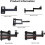 Adjustable Ceiling And Wall Projector Bracket Holder With Integrated Joint For Easy Angle Setting Three Arms 80cm 2