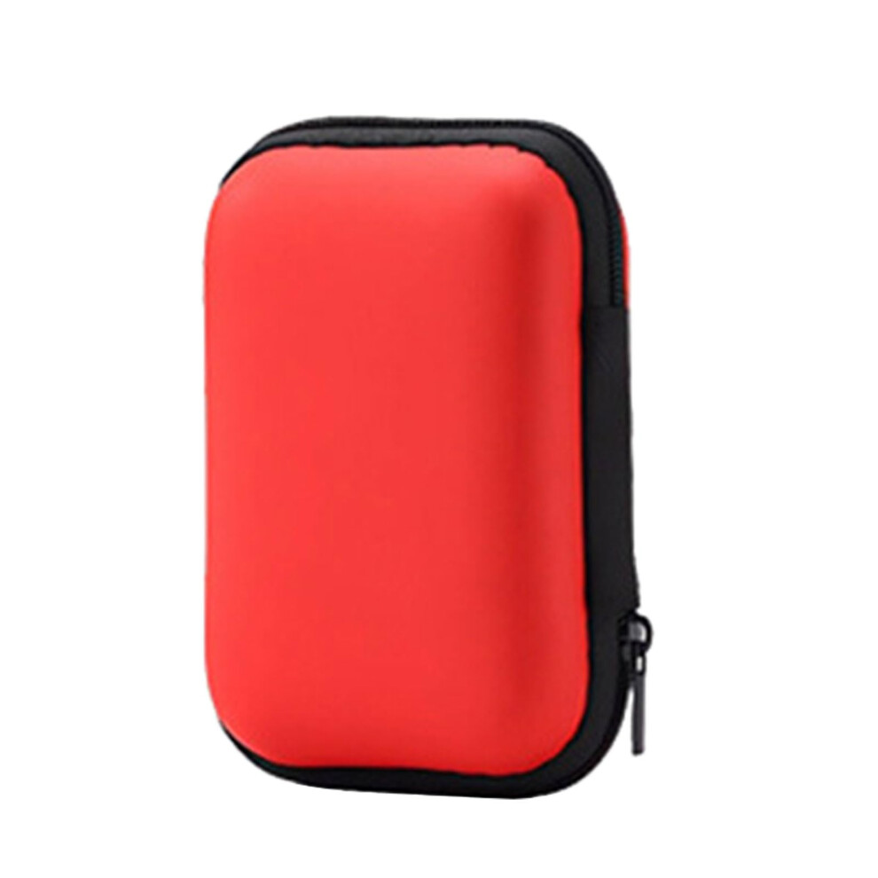 Handheld Game Console Case For R36s Shockproof Splashproof Travel Bag With Pocket Red 9094768739983