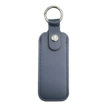 USB Flash Drive Case Artificial Leather Organizer For USB Drive Protective Pouch For Backup Data Organization, Blue