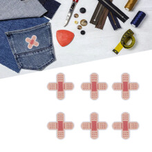 Set of 6 Colorful Embroidered Iron On Patches for DIY Fashion & Bag Accessories