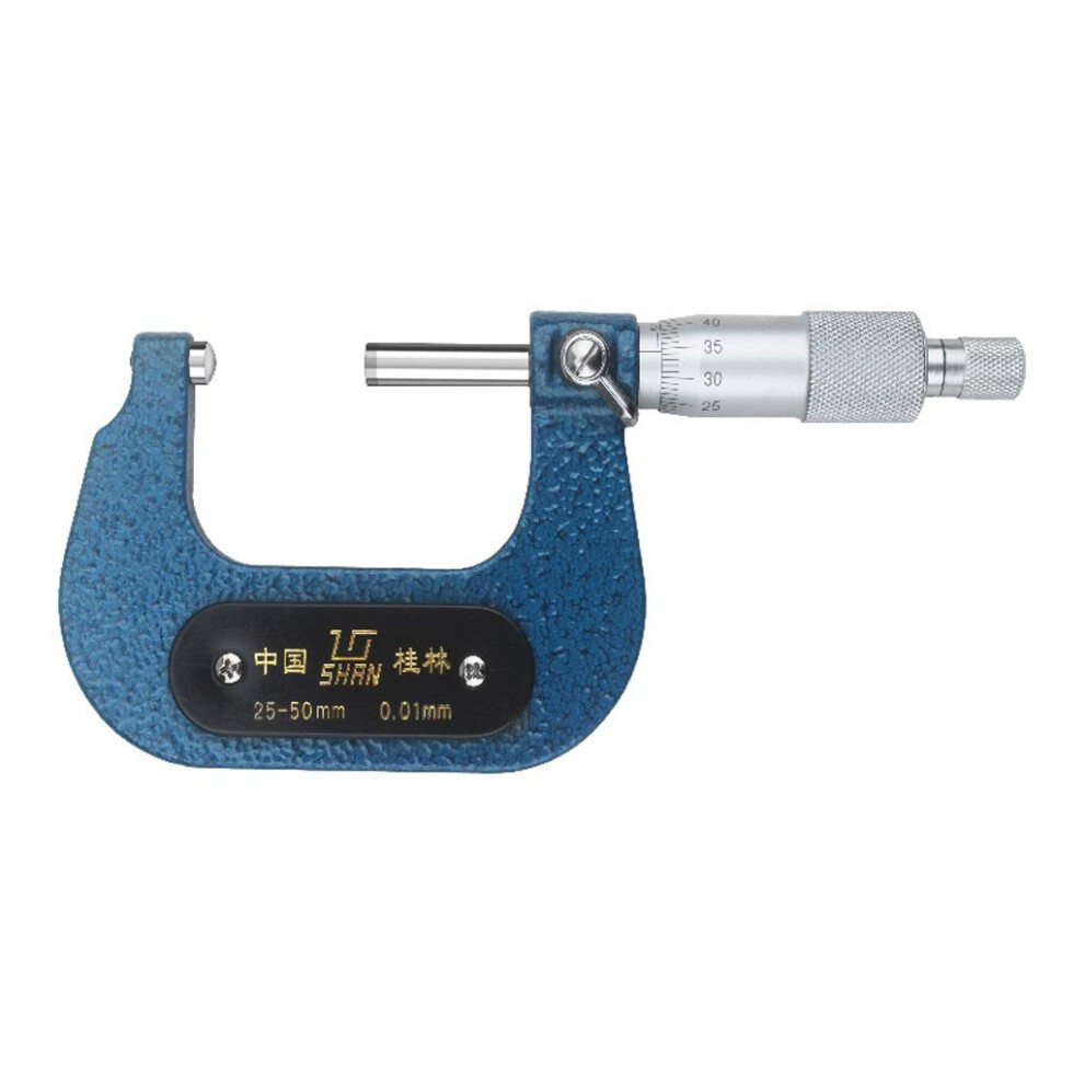 Micrometer 2550Mm Ball Head Outside Micrometer 0.01Mm Precision Durable Metal Tool 9189345498879