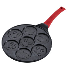 Soup Pot SevenHole Fried Egg Mold Maifanshi Stone Pot Muffin Flat Pot Egg Dumpling Mold Breakfast Pot Wok