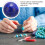 20pcs Lapis Lazuli 8mm Half Round Beads Flat Back Domes 2