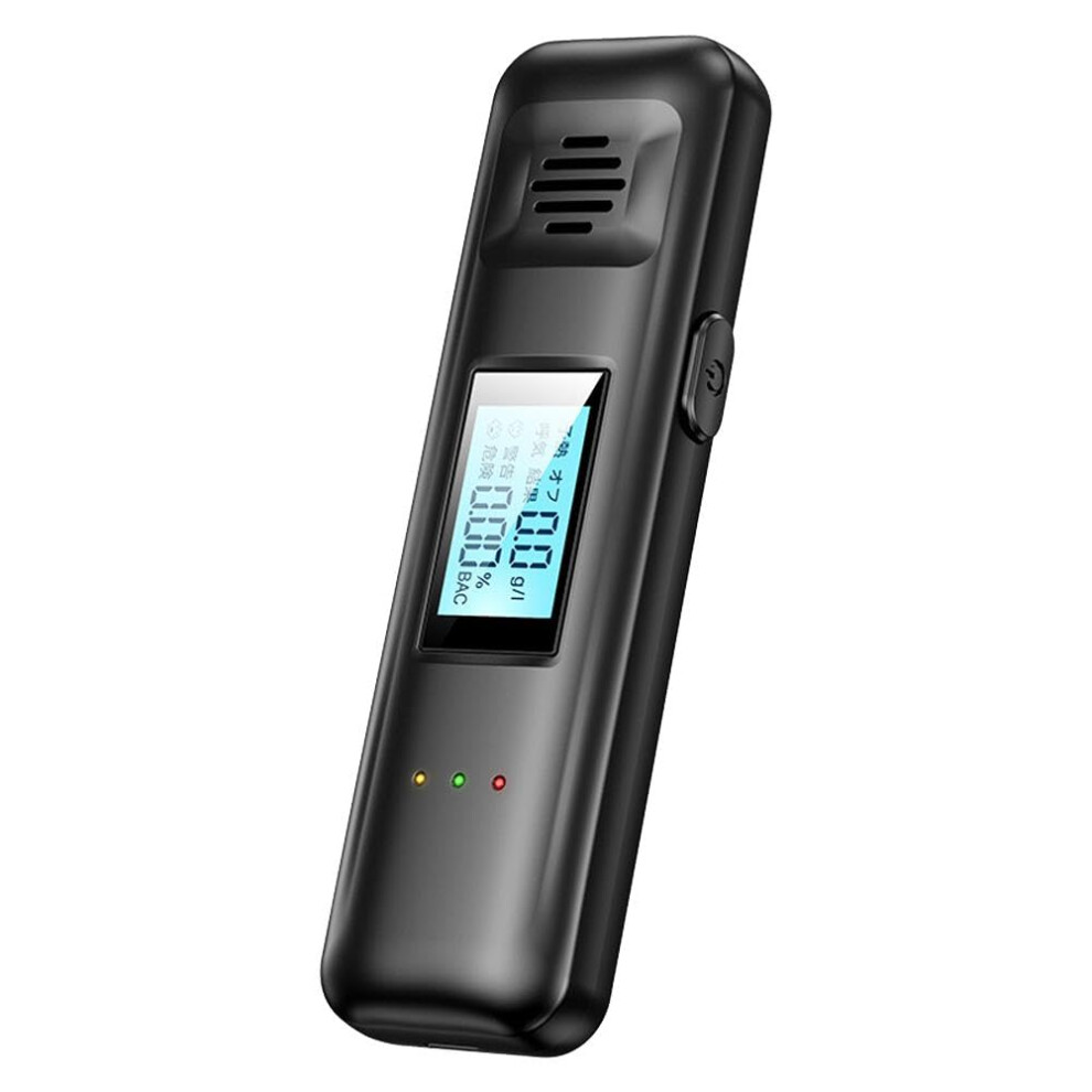 Breathalyzer Portable Upgraded Professional Accuracy Alcohol Tester With Digital Lcd Display 9382693044785