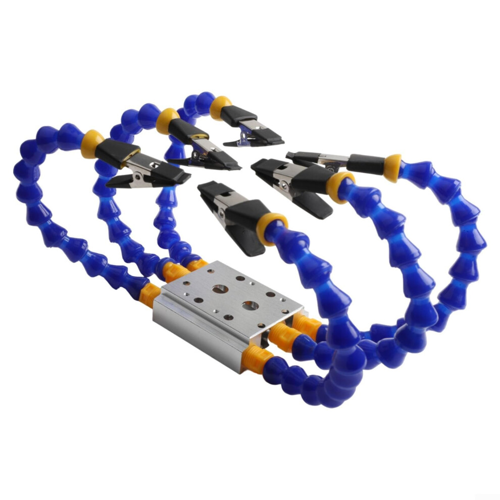 Soldering Helping Hands Station With Flexible Adjustable Arms And 6 Clamps For Electronics 9347817338485