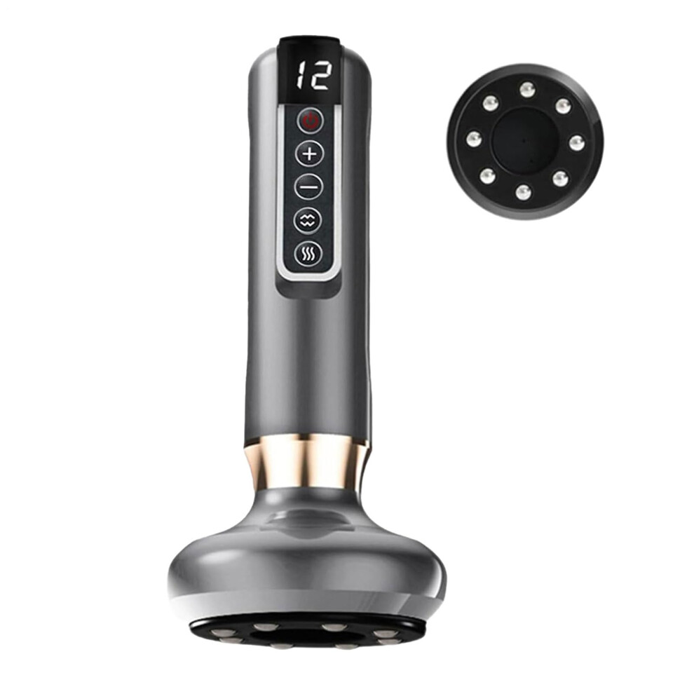 Gray Cellulite Massager 12 Levels Adjustable Body Sculpting Machine For Stomach Fat Remover Device Firming Stimulator