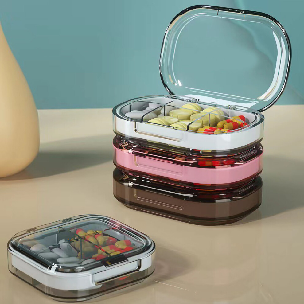 Pink Portable Mini Pill Case Â Travel Dispensing Organizer, 200G,