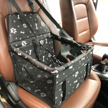 Sac rehausseur pliable et renforcé pour chien, en matériau imperméable et durable, avec système de ventilation en maille et ceinture ajustable à