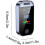 Alcohol Breathalyzer Portable Pocket Digital Testing Device For Night Driving, Road Trips, Compact  Use 5