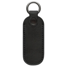 USB Flash Drive Case Waterproof Shockproof PU Leather Travel Organizer with Keychain Attachment