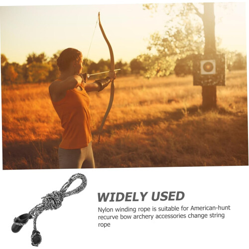 Archery Bowstring Tool for Recurve Bow Stringer with Durable Nylon Build and Ergonomic Stringing Aid 2