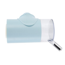 Automatischer 500 ML Tierwasserbrunnen Hängender Kessel für Katzen & Hunde Blau