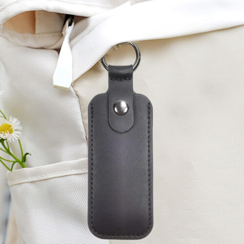 Flash Drive Case Artificial Leather USB Drive Case Memory Stick Pouch For Backpack And Work Bag Black 1