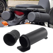 Waterproof Motorcycle Tool Tube for Gloves and Accessories, Universal Storage Organizer Black