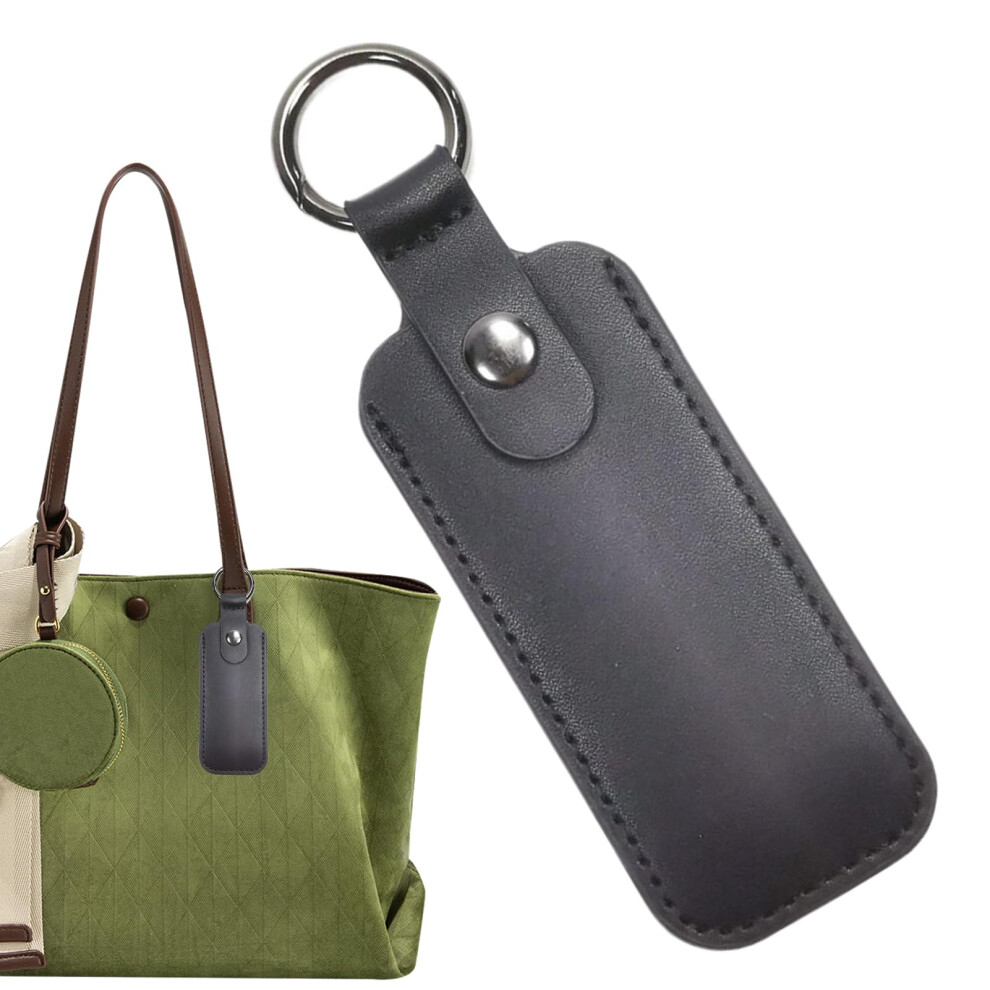 Usb Flash Drive Case Leather Organizer With Secure Closure And Travel Storage Pouch Black 9347817447286