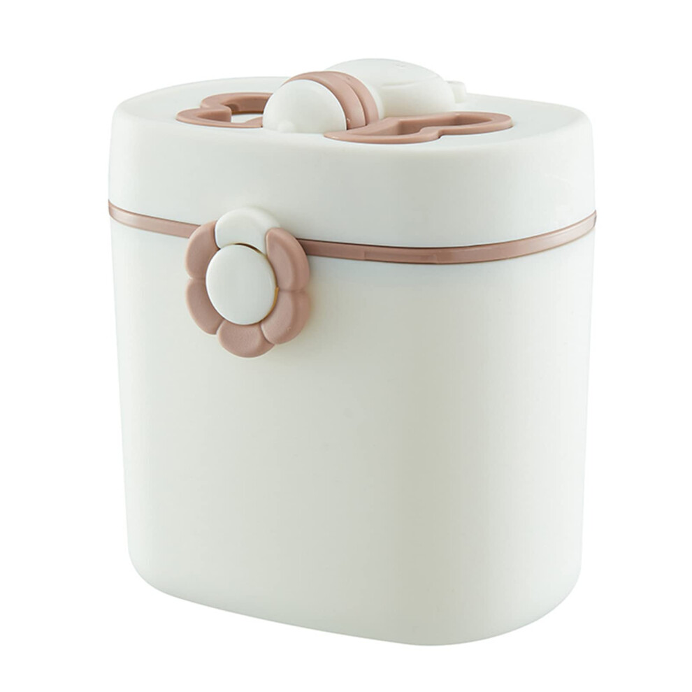 Portable Rice Dispenser For Baby Cereal And Infant Milk Powder Travel Milk Powder Storage Box White L