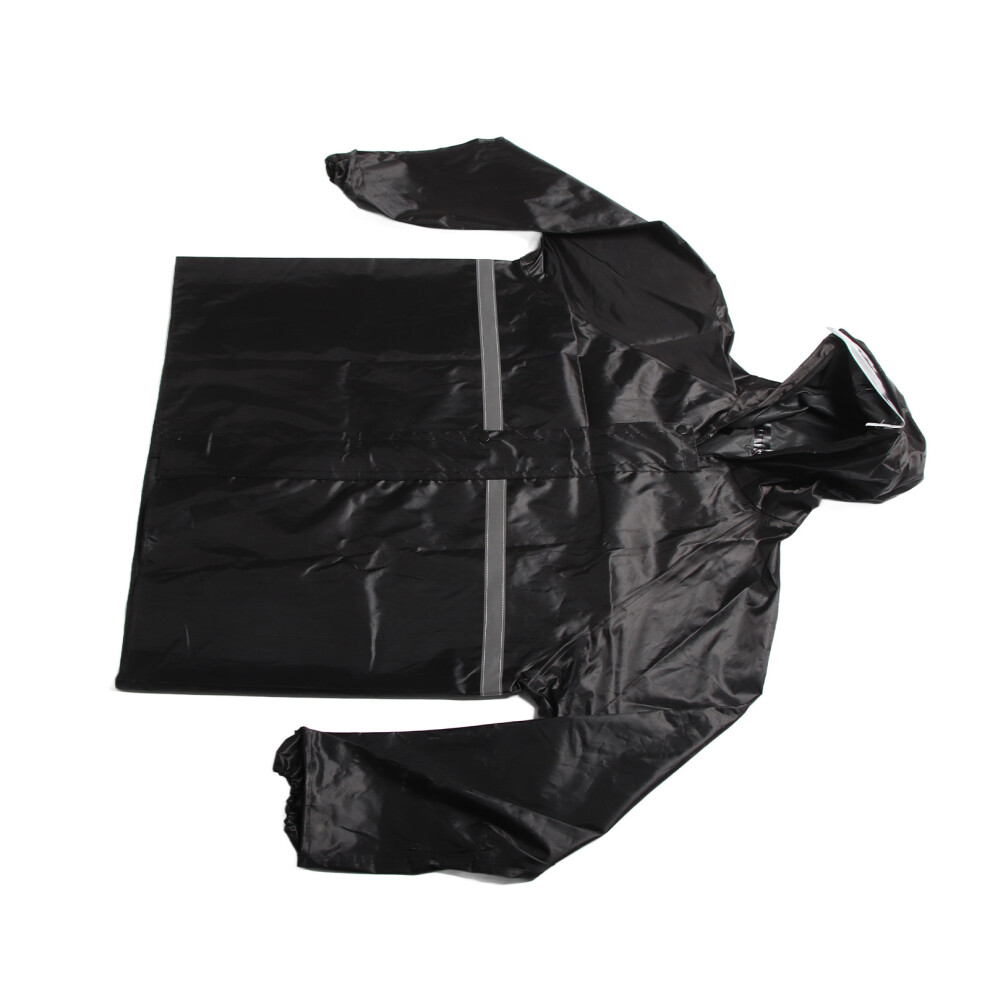 Thickened Oxford Oxford Cloth Raincoat Set With Reflective Strips Xxl 8431374861485